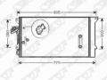 Радиатор кондиционера Audi Q7 05-15 _ Volkswagen Touareg 02-10 _ Porsche Cayenne 02-10