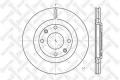 6020-9915V-SX диск тормозной передний! Citroen Xantia, Peugeot 405 1.8-2.0HDi 85>