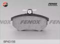 Колодки тормозные передние FENOX BP43156