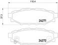 Колодки тормозные дисковые SUBARU: BRZ 12-, FORESTER 08-, 13-, IMPREZA 07-,11-, LEGACY 03-, 09-, OUTBACK 03-09, 09-, XV 11- _ TOYOTA: GT 86 12-