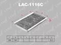 Фильтр салонный угольный LYNXauto LAC-1116C