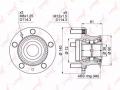 Ступица задняя в сборе L=R MAZDA 6 02-08 LYNXauto WH-1094