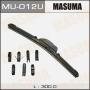 Щетка стеклоочистителя 300 мм каркасная 1 шт MASUMA Nano Graphite MU-012U